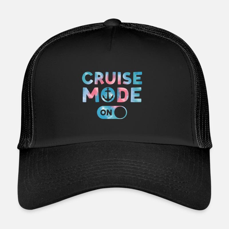 Mode croisière sur impression tie-dye pour croisière familiale Casquette trucker 