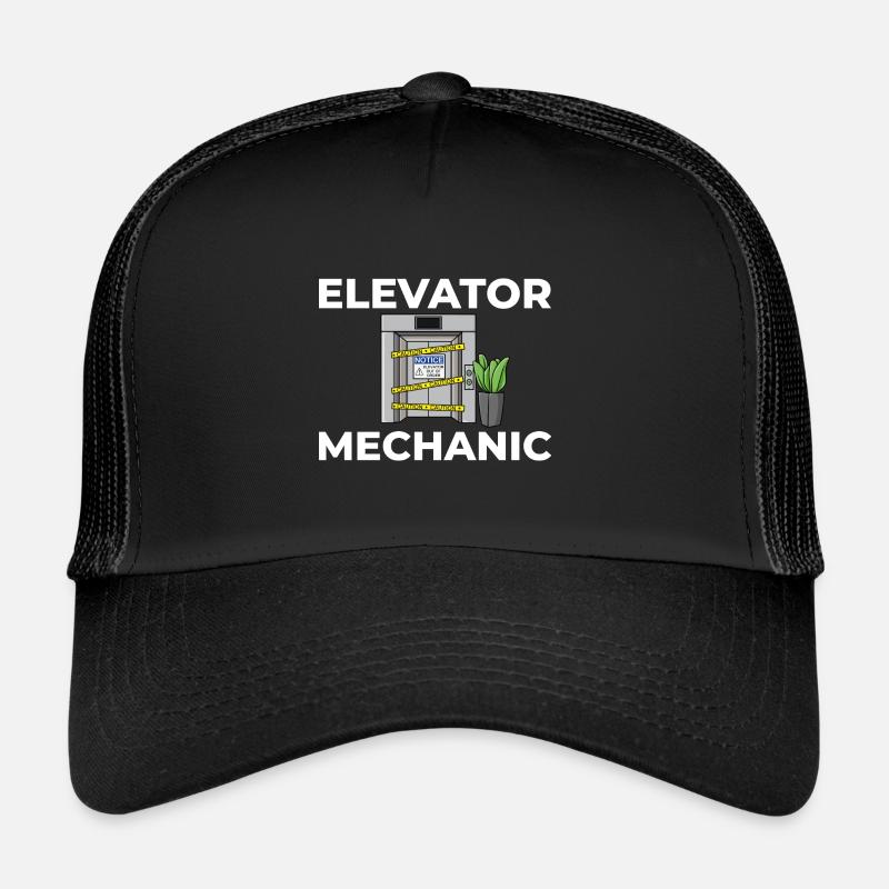Elevator Elevator Technician Elevator Elevator Trucker Cap