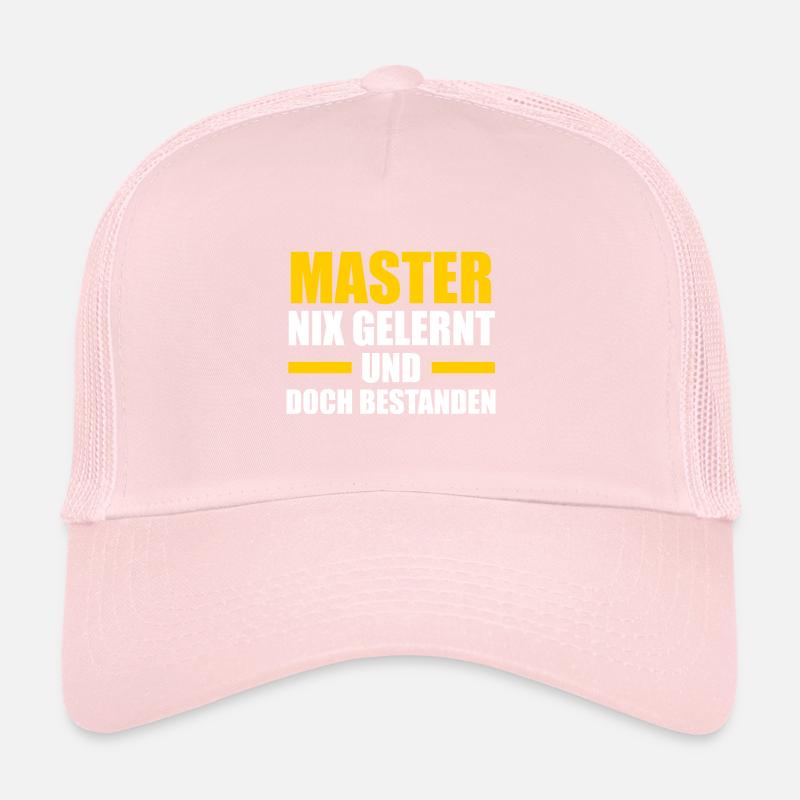 Master Prüfung Mastertitel Geschenk Trucker Cap