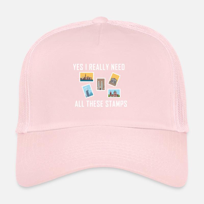 Stamp collecting Trucker Cap