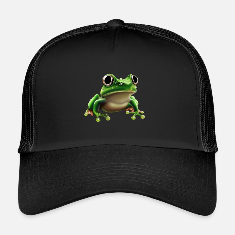 Rain Frog Water Drop Frog Casquette trucker 