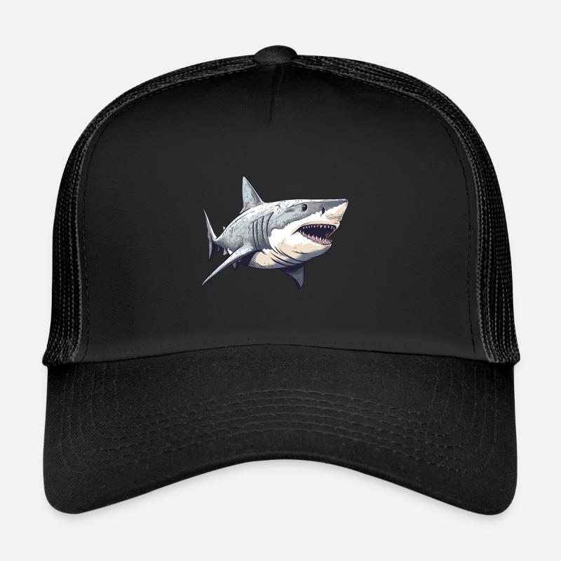 Weißer Hai Trucker Cap