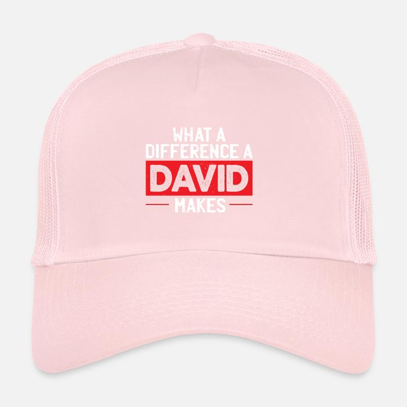 Quelle différence un David fait Casquette trucker 