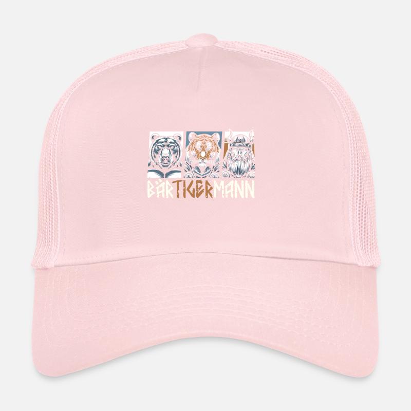 Bärtigermann Bär Tiger Mann Geschenk Bart Trucker Cap