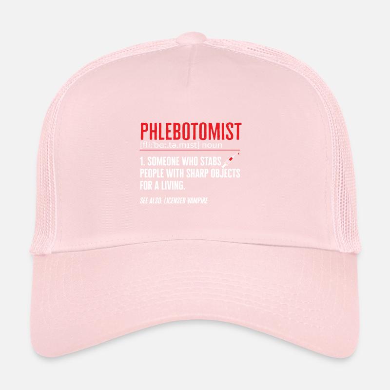 Phlebotomie Blutabnahme Blut Krankenschwester Trucker Cap
