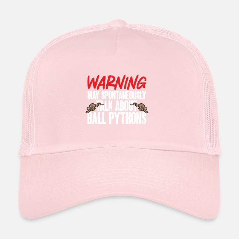 Ball Python Snake King Python Casquette trucker 