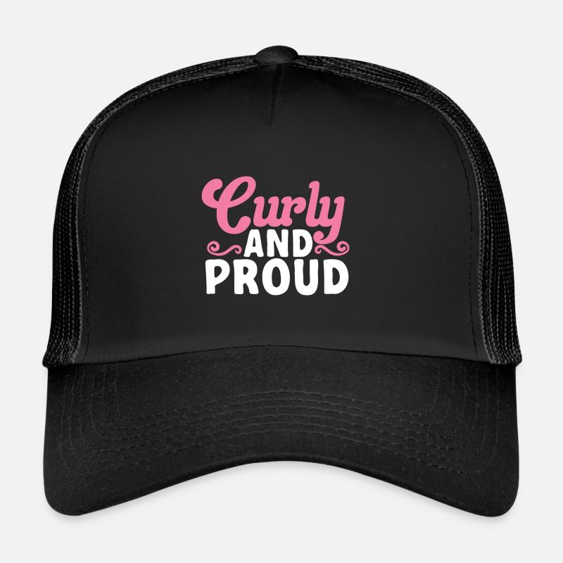 Cheveux bouclés Boucles afro Cheveux naturels Casquette trucker 