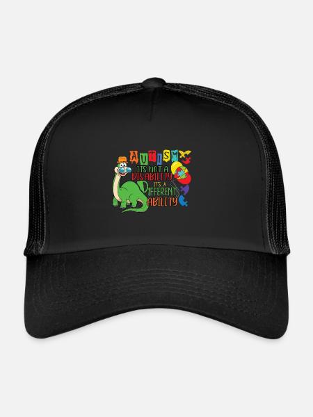 Autismus - Trucker Cap - Schwarz/Schwarz
