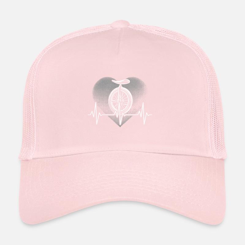 Herzschlag Einradfahrer Artist Zirkus Trucker Cap