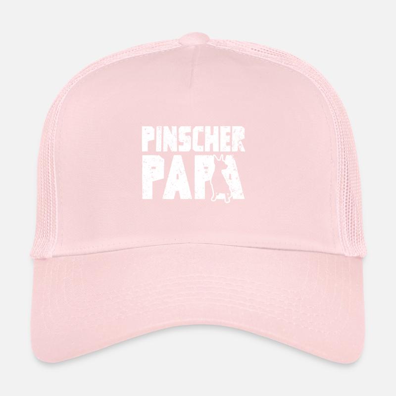 Pinscher Dad white Trucker Cap