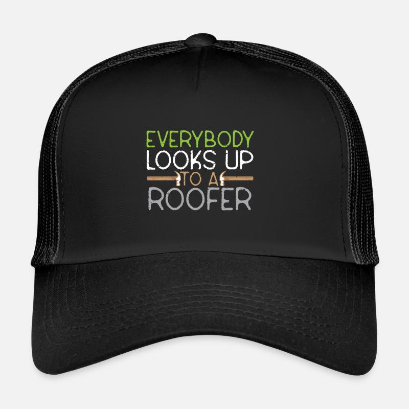 Couvreur Artisan Profession Toiture Artisanat Maison Construction Casquette trucker 