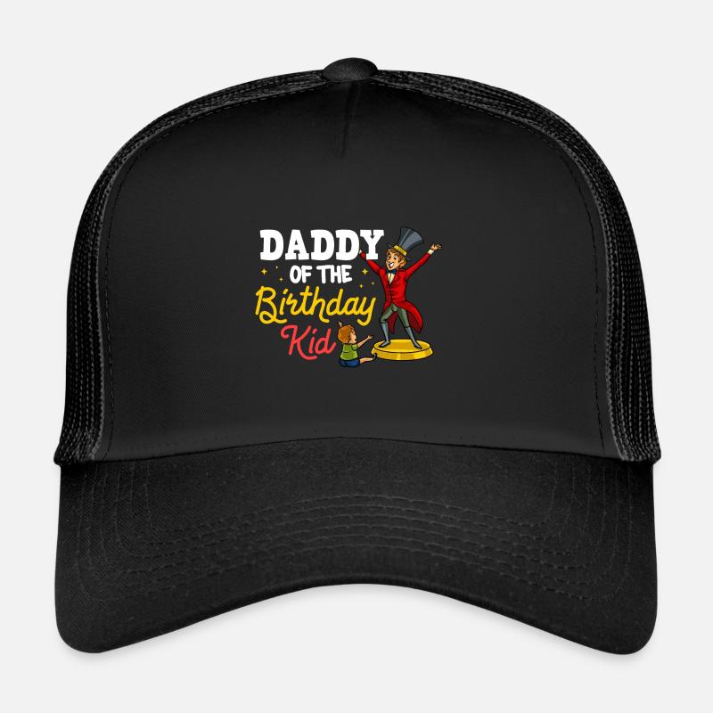 Circus Birthday Party Papa Theme Ringmaster Trucker Cap