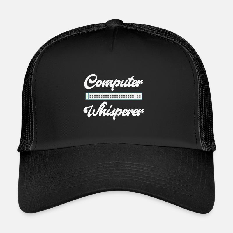 Réseau de support technique informatique Computer Whisperer Casquette trucker 