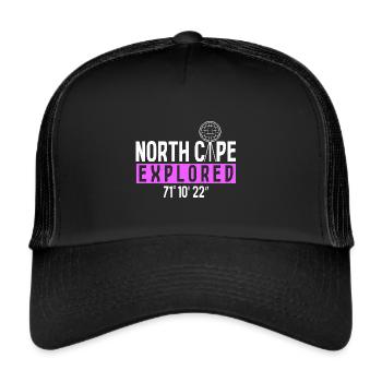North Cape team tour design - Trucker Cap - black/black - Front