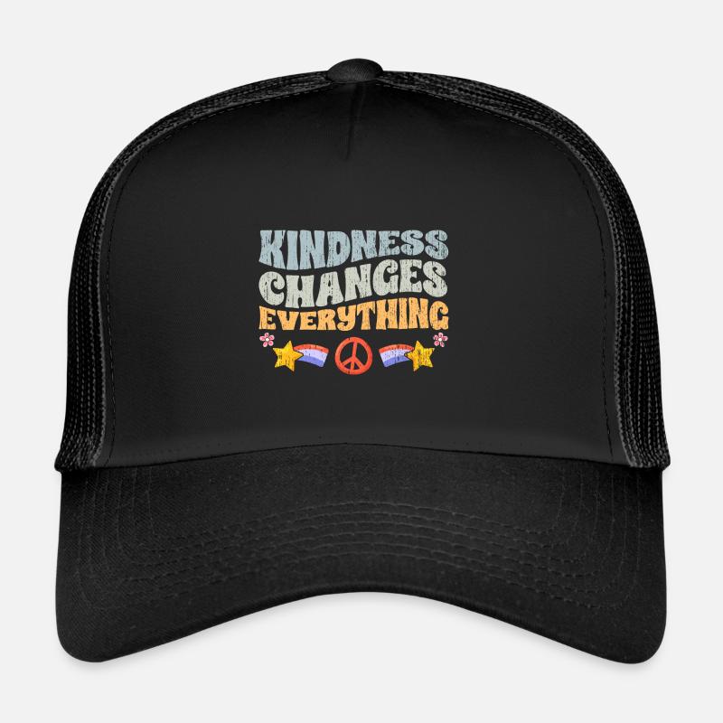 Vintage Kindness Changes Everything An Trucker Cap