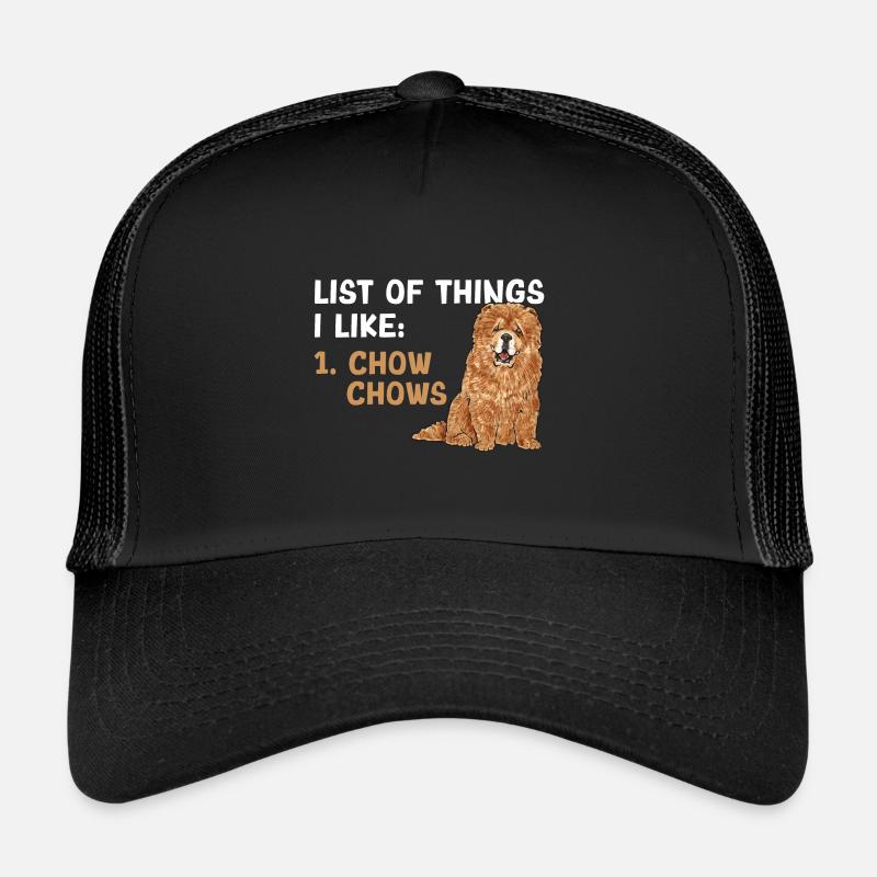 Chow Chow Chien Casquette trucker 