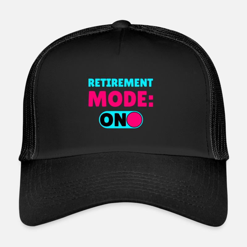 Mode retraite ON Mode retraite Retraité Retraité - Casquette trucker  - noir/noir