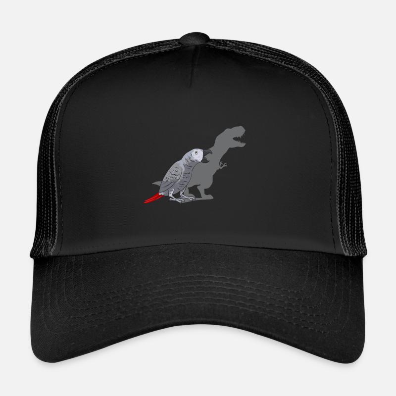 Graupapagei Perroquet gris d’Afrique Papagei Casquette trucker 