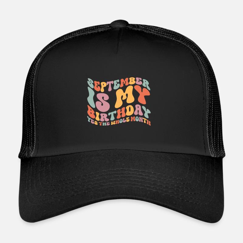Septembre Anniversaire Casquette trucker 