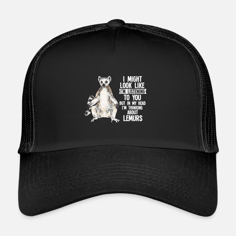 Lemur Catta Katta Trucker Cap