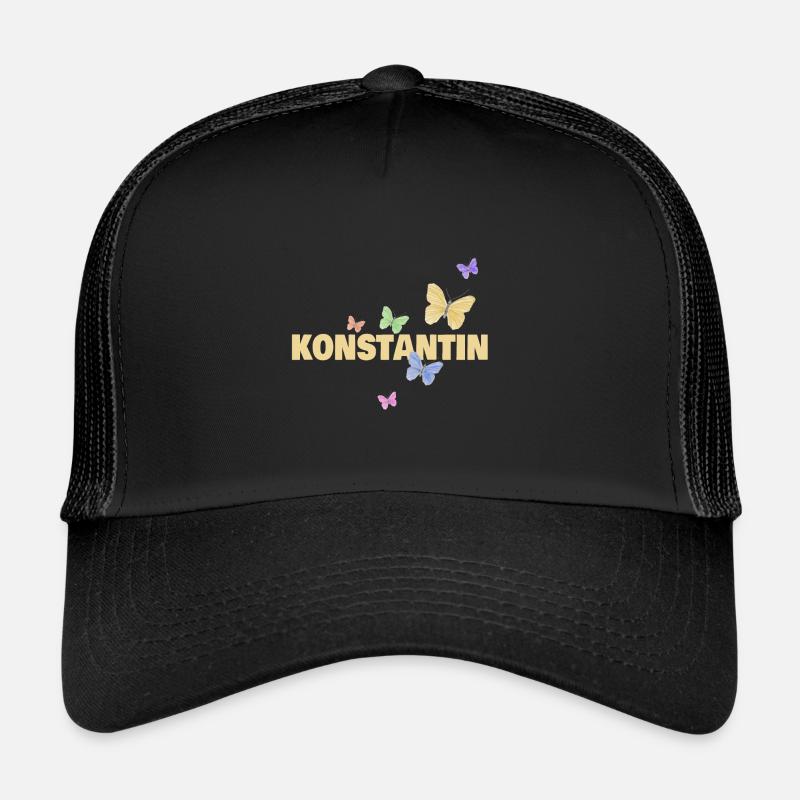 Konstantin Konstantin - Trucker Cap - Schwarz/Schwarz