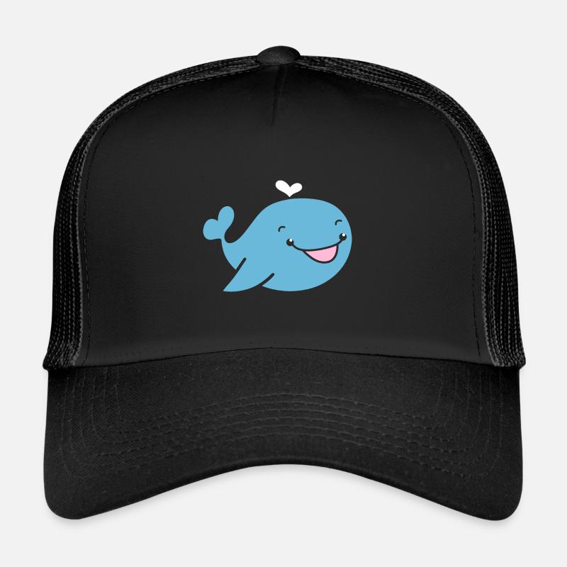 Wal - Trucker Cap - Schwarz/Schwarz