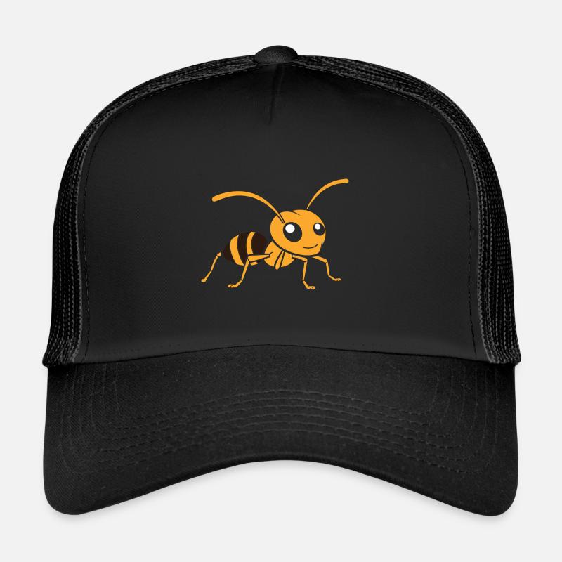 Ameise - Trucker Cap - Schwarz/Schwarz