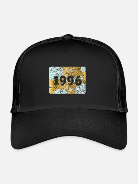 1996 1996 - Trucker Cap - black/black - Front