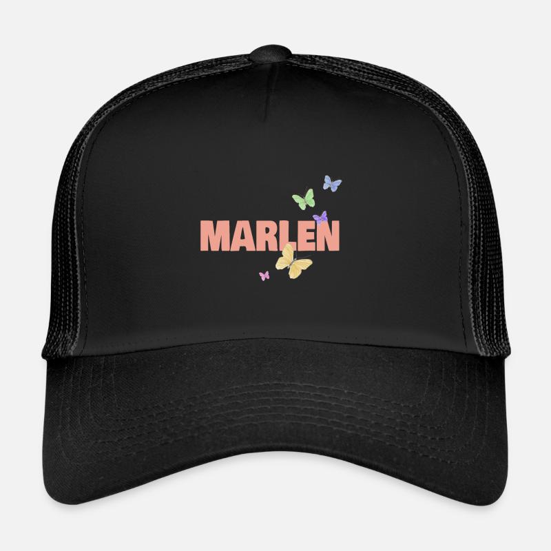 Marlen dans le rôle de Marlen Casquette trucker 