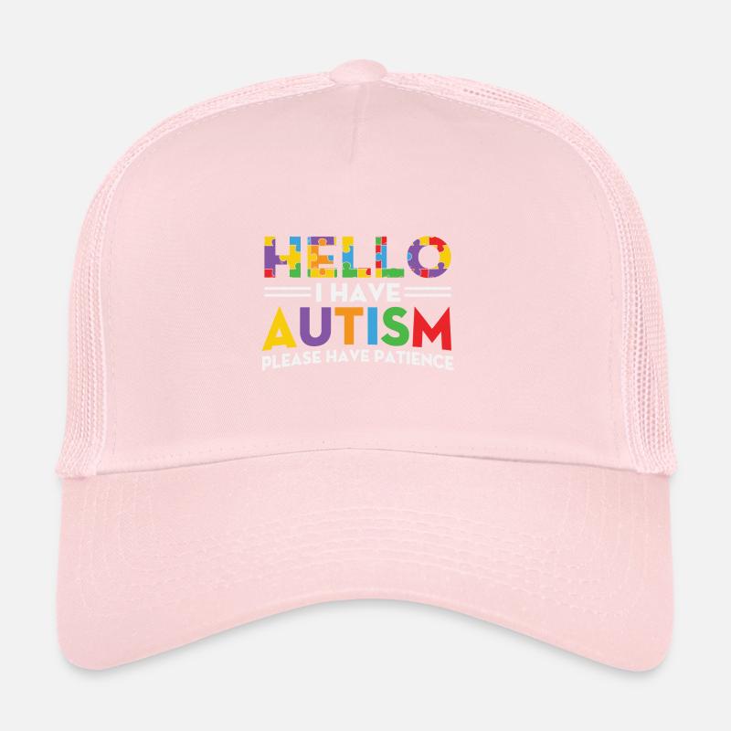 Autismus Hello i have Autism Please Have Patience Trucker Cap