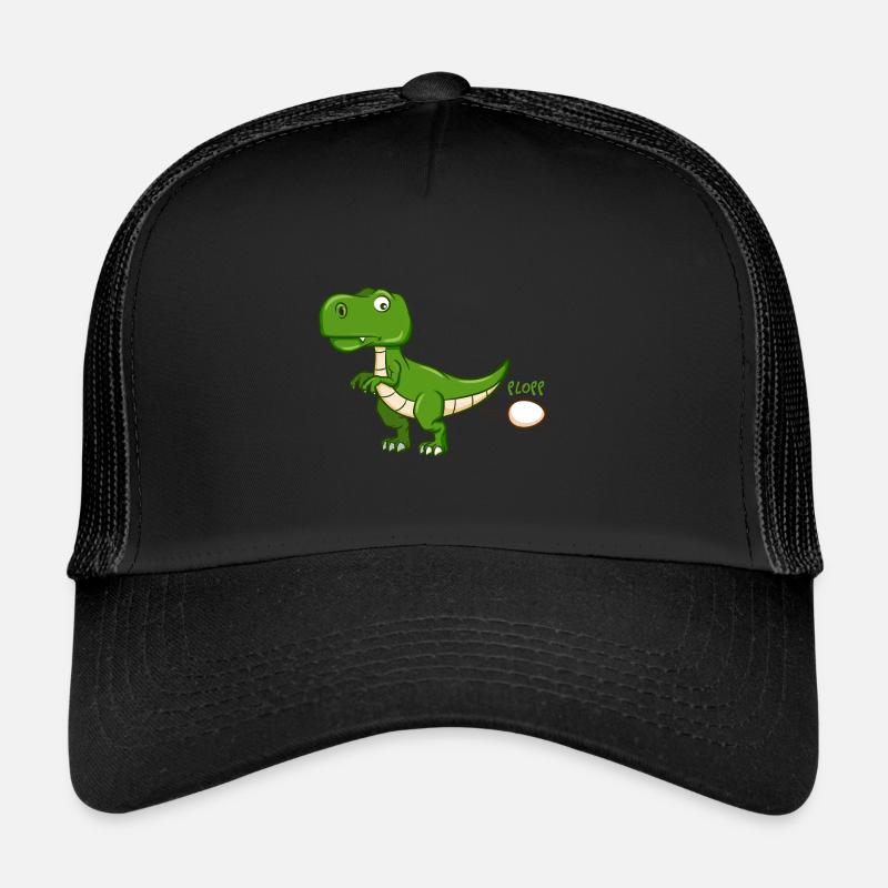 PLOPP T-Rex - Trucker Cap - Schwarz/Schwarz