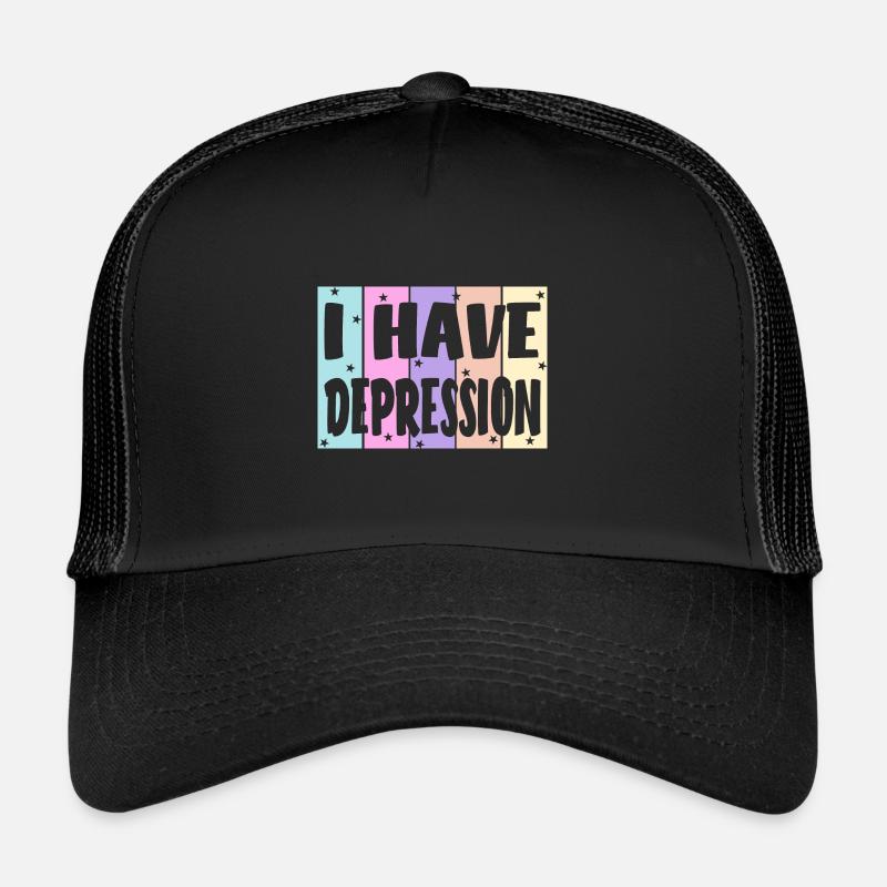 Je souffre de dépression Casquette trucker 