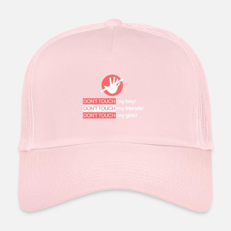 Ne touchez pas à mon garçon, amis Casquette trucker 