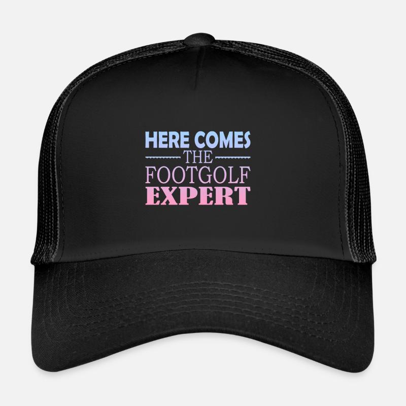 Here Comes The Footgolf Expert Trucker Cap