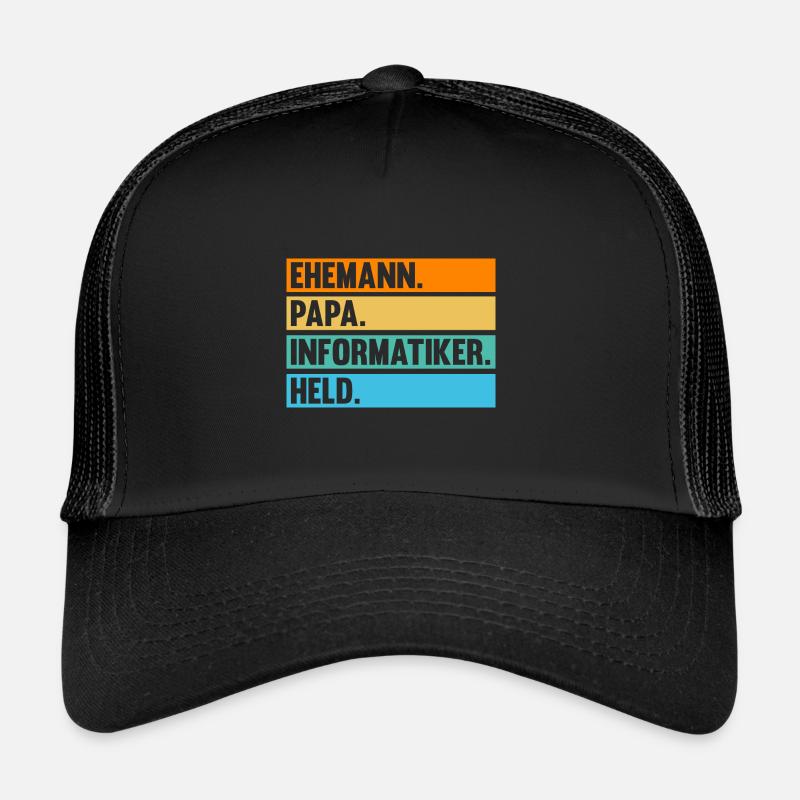 Papa Vater Informatik Programmierer Informatiker Trucker Cap