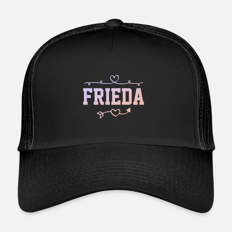 Frieda - Trucker Cap - Schwarz/Schwarz