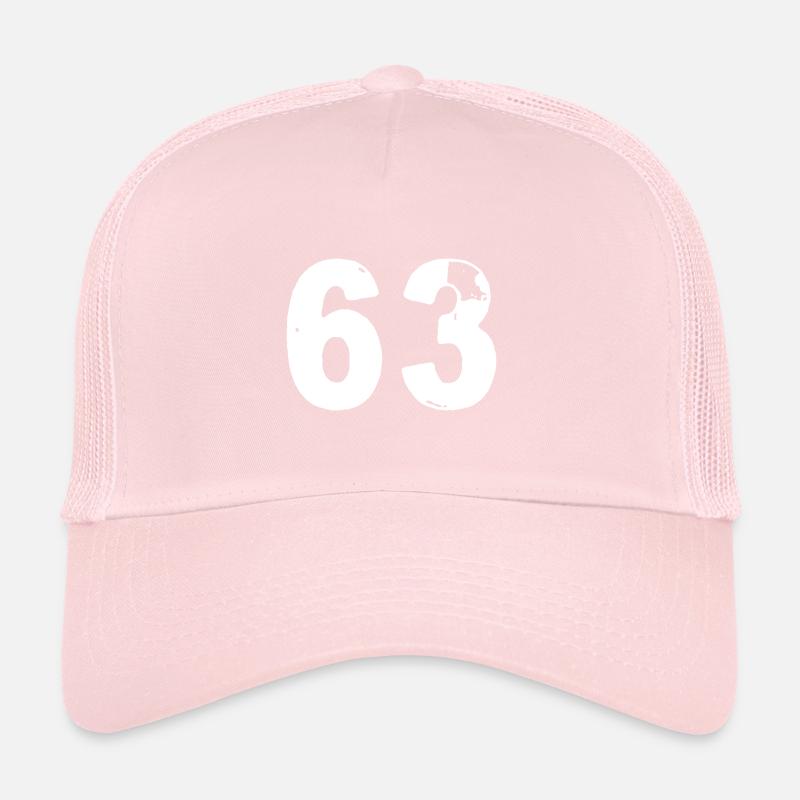 63 Maillot numéro Casquette trucker 