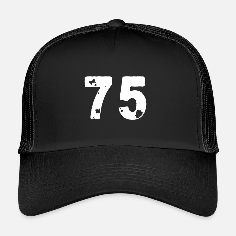 75 Maillot numéro Casquette trucker 