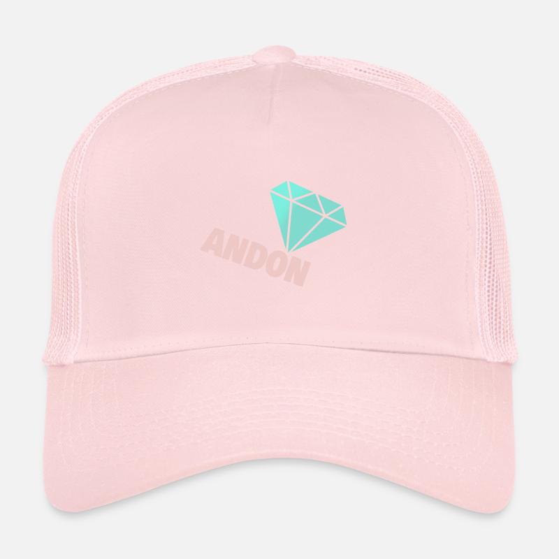 Precious Diamond Noble Style Andon Trucker Cap