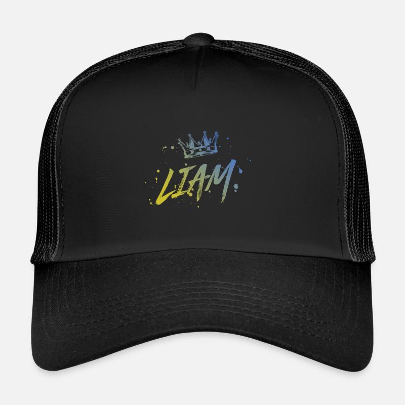 Liam - Trucker Cap - Schwarz/Schwarz
