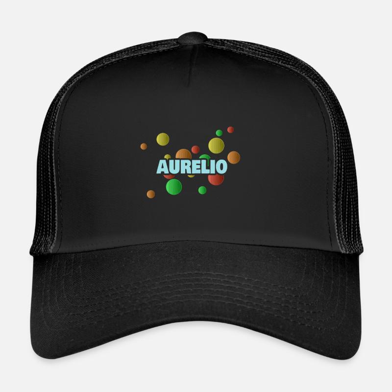 Prénom Aurelio Casquette trucker 