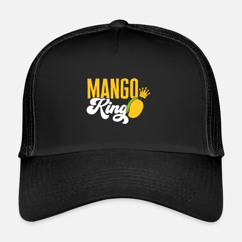 Mango Frucht Mango - Trucker Cap - Schwarz/Schwarz