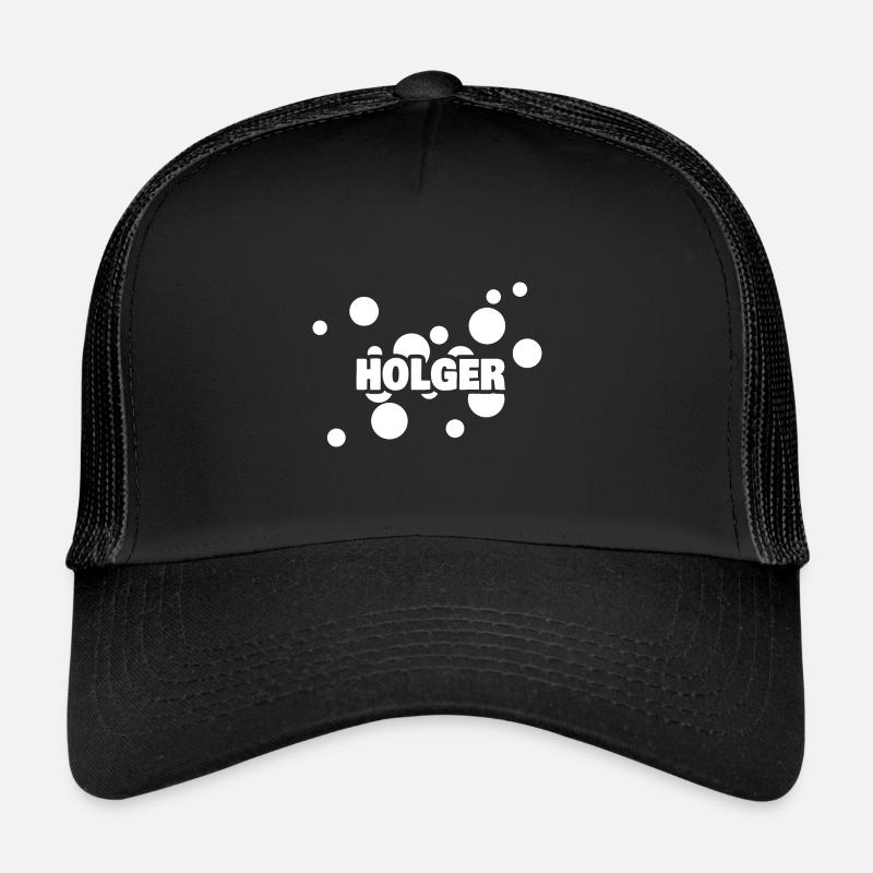 Holger comme prénom Casquette trucker 