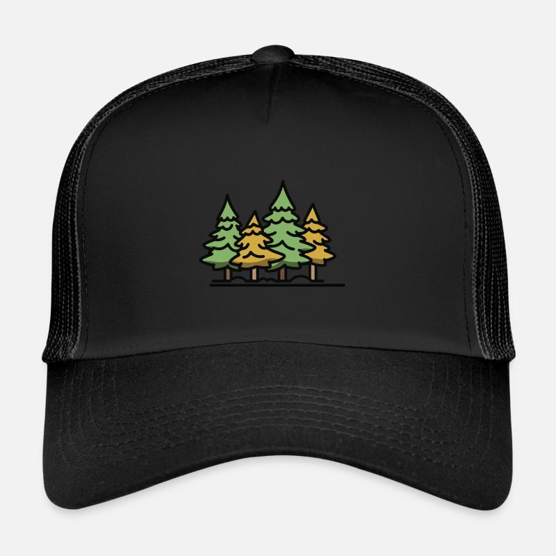 Arbres forestiers Casquette trucker 