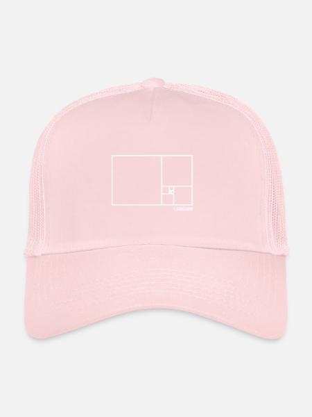 Architecte - Casquette trucker  - rose pâle - Devant