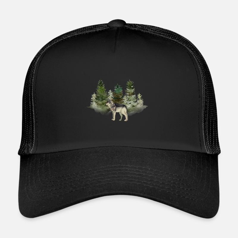 Wolf Casquette trucker 