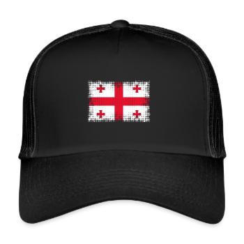 Géorgie - Casquette trucker  - noir/noir - Devant