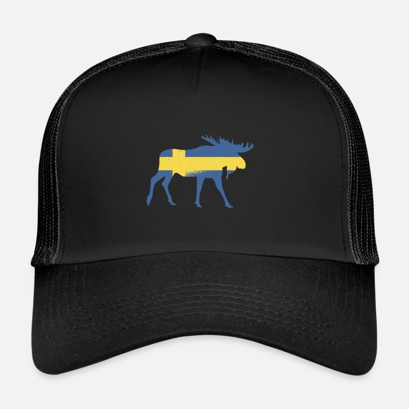 Schweden Schwede Schwedisch Elch Geschenk Trucker Cap