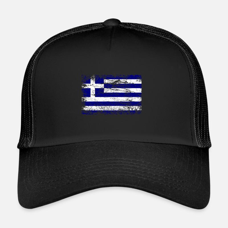 Drapeau de la Grèce Casquette trucker 