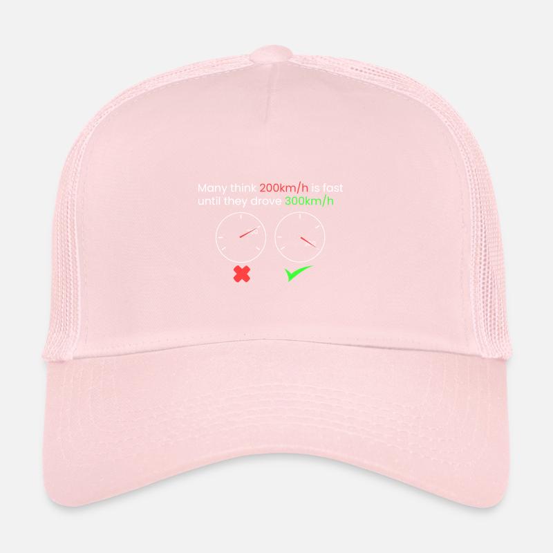 Quand 200 km/h c’est lent... Casquette trucker 